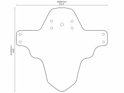 All-mountain-style AMS Bull Garde Boue Avant Mud Guard -Promos Vtt Boutique ams bull garde boue avant mud guard 2