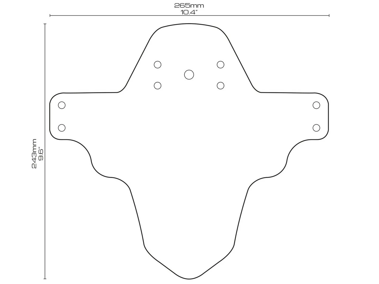 All-mountain-style AMS Garde Boue Avant Hasie And The Robots Mud Guard 6 All-mountain-style AMS Garde Boue Avant Hasie And The Robots Mud Guard – Image 4