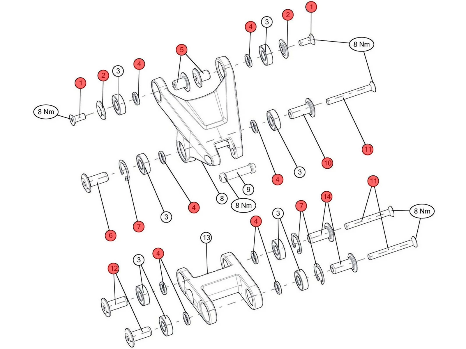 BMC Kit De Boulons N°19 Pour Speedfox 222965 4 BMC Kit De Boulons N°19 Pour Speedfox 222965 – Image 2