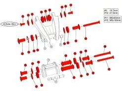 Promos Vtt Boutique -Promos Vtt Boutique bmc kit de visserie et roulements pour speedfox agonist depuis 2018 301206 1