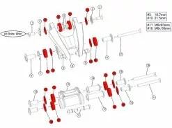 BMC Kit Roulements N°2 Speedfox & Agonist - 301207 -Promos Vtt Boutique bmc kit roulements n2 speedfox agonist 301207 1