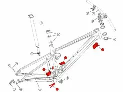 BMC Pièces De Rechange Small Parts Fourstroke 01 MY 2019 - 301735