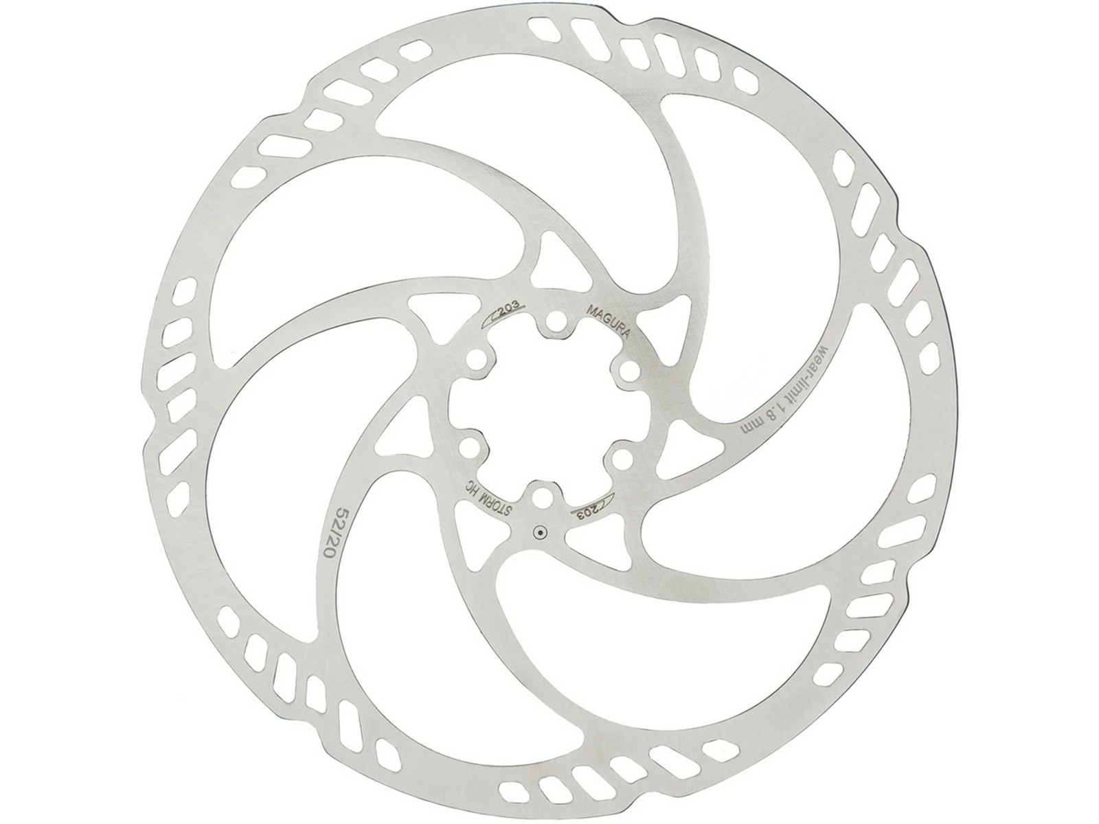 MAGURA Disque Storm HC 6 Trous 160mm 180mm 203mm 5 MAGURA Disque Storm HC 6 Trous 160mm 180mm 203mm – Image 3