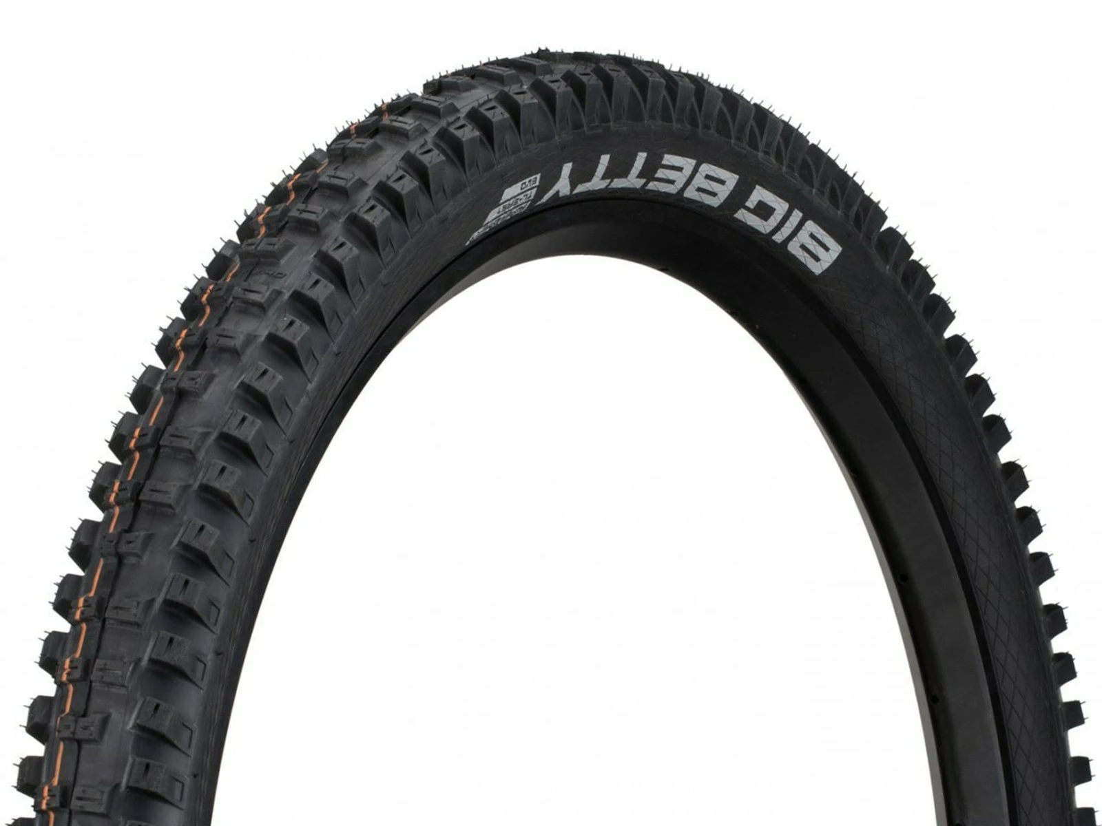 SCHWALBE Big Betty Pneu Souple Evolution Addix Soft Super Gravity - 27,5 X 2,6 Pouces 3 SCHWALBE Big Betty Pneu Souple Evolution Addix Soft Super Gravity - 27,5 X 2,6 Pouces
