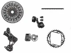SRAM Groupe Complet X0 T-TYPE Eagle E-VTT 104 BCD 12v 36 Dents 10-52 Sans Manivelles