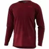 TROY LEE DESIGNS Skyline Air LS Maillot Manche Longue Rouge -Promos Vtt Boutique troy lee designs skyline air ls maillot manche longue rouge